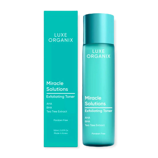 Buy Luxe Organix Miracle Toner AHA/BHA Pore Clarifying Treatment 150ml Online in Qatar
