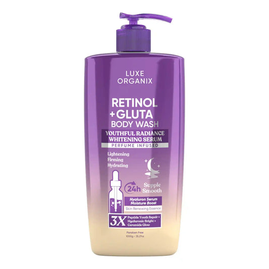 Buy Luxe Organix Retinol + Gluta Body Wash 1000g Online in Qatar