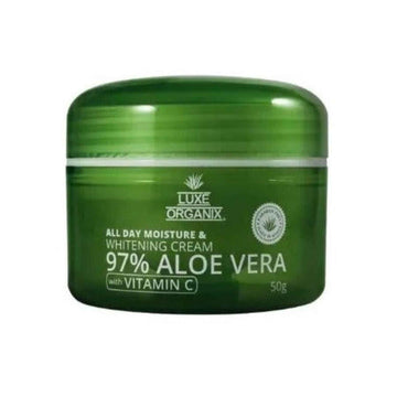 Buy Luxe Organix, 97% Aloe Vera Vitamin C Hydrabright Moisturizer 50g Online in Qatar