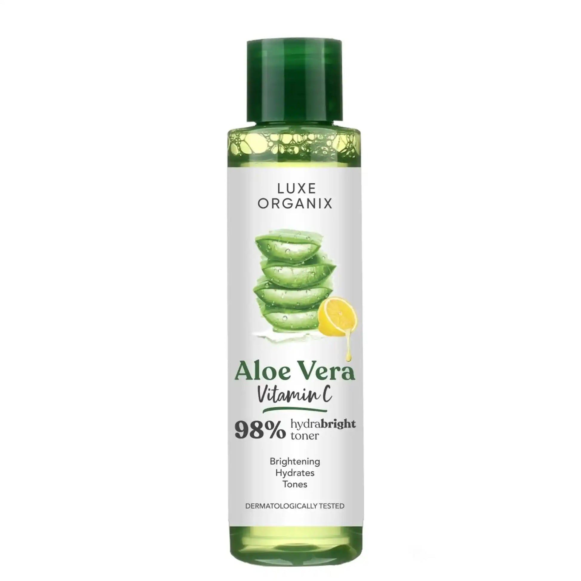 Buy Luxe Organix, 98% Aloe Vera Vitamin C Hydrabright Toner 150ml Online in Qatar