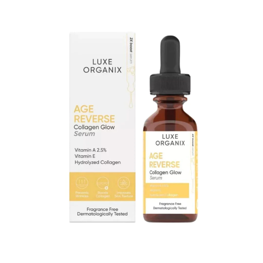 Luxe Organix, Age Reverse Collagen Glow Serum 30ml