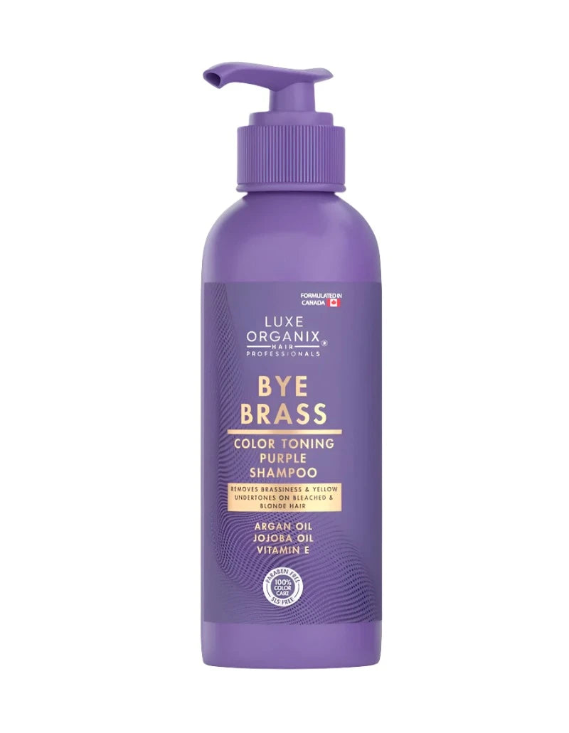 Luxe Organix, Bye Brass Purple Shampoo 240ml