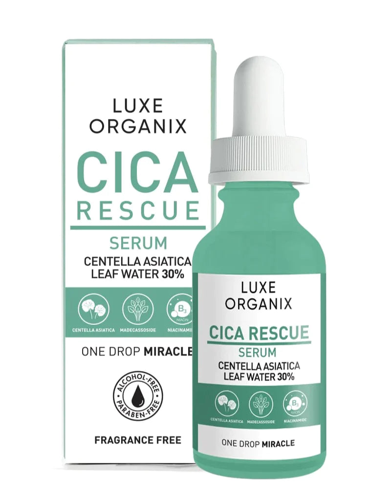 Buy Luxe Organix, Cica Rescue Calming Serum 30ml Online in Qatar 