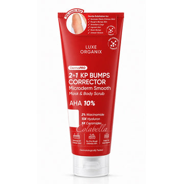 Luxe Organix, Dermo Pro 2 in 1 KP Bumps Corrector Micro Derm Smooth AHA 10% 200ml