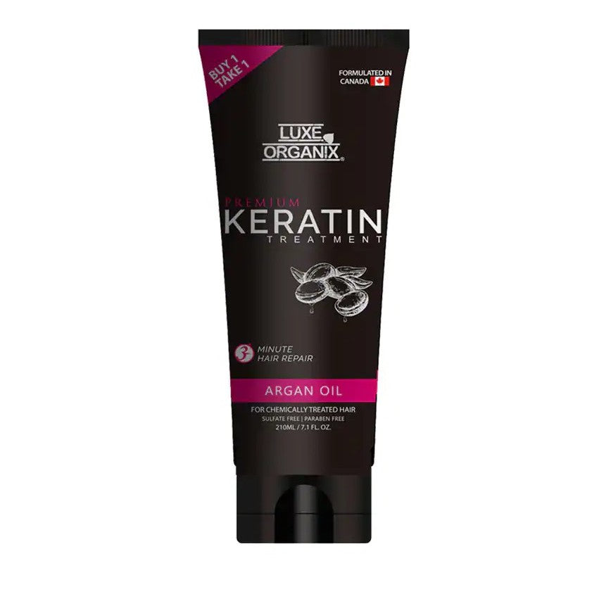 Luxe Organix, Keratin Treatment Argan Oil 210ml - AllAboutSkinDohaQatar