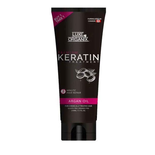 Buy Luxe Organix, Keratin Treatment Argan Oil 210ml Online in Qatar