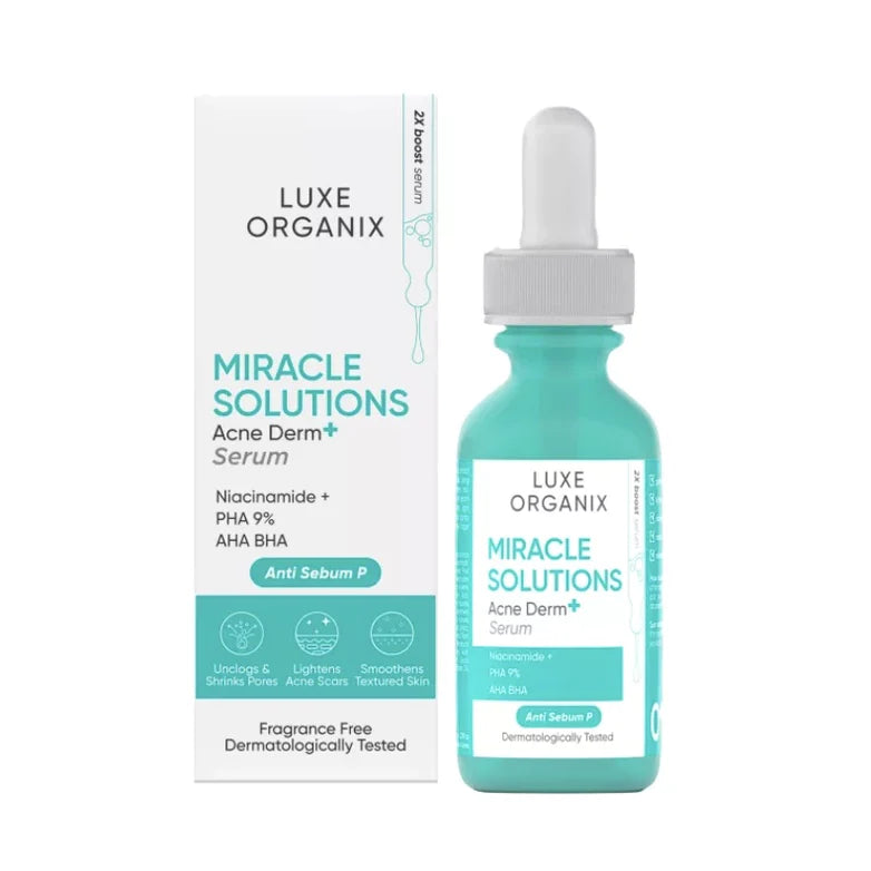 Luxe Organix, Miracle Solutions AHA BHA Serum 30ml