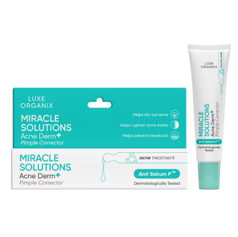 Luxe Organix, Miracle Solutions Acne Derm + Pimple Corrector 10ml