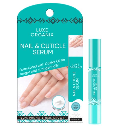 Luxe Organix, Nail and Cuticle Castor Serum 3ml