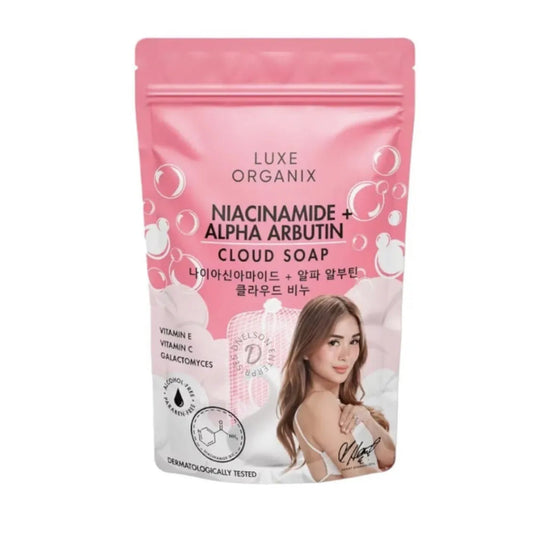 Buy Luxe Organix, Niacinamide Brightening Cloud Soap (Alpha-Arbutin) 180g Online in Qatar