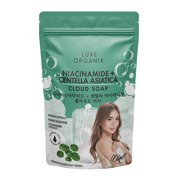 Buy Luxe Organix, Niacinamide + Centella Asiatica Calming Cloud Soap 180g Online in Qatar