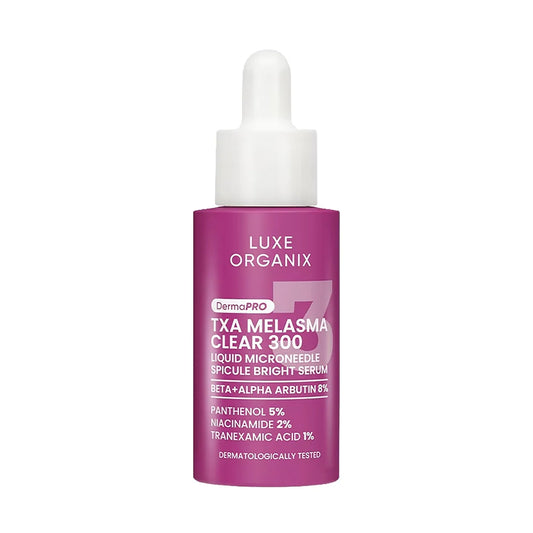 Buy Luxe Organix TXA Melasma Clear 300 Liquid Microneedle Spicule Bright Serum 30ml Online in Qatar