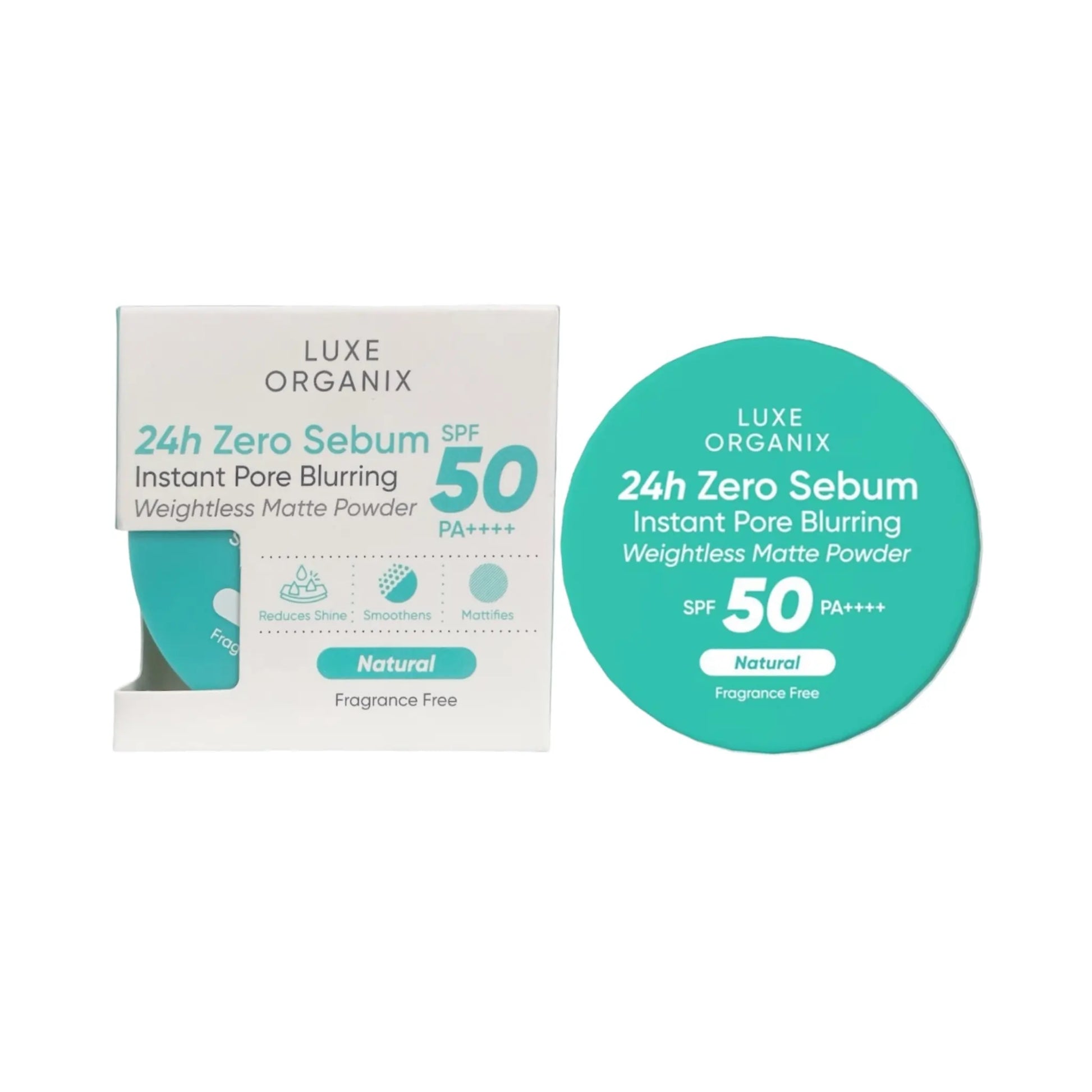 Luxe Organix, UV Matte Powder Instant Pore Filter Weightless Sunscreen SPF50 PA++++ 15g - Translucent in Qatar