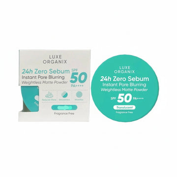Luxe Organix, UV Matte Powder Instant Pore Filter Weightless Sunscreen SPF50 PA++++ 15g - Translucent in Qatar