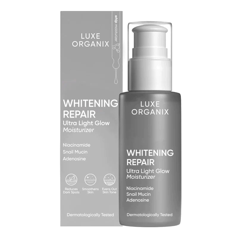 Buy Luxe Organix, Whitening Repair Ultra Light Glow Moisturizer 80ml Online in Qatar