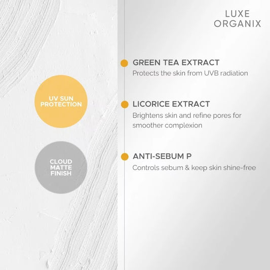 Luxe Organix, Zero Shine Invisible Screen Daily Sun Stick 17g Price in Qatar