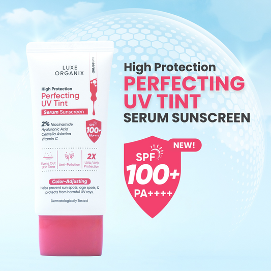 Luxe Organix, High Protection Perfecting UV Tint Serum Sunscreen SPF100 PA+++ 40g