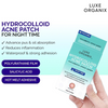 Luxe Organix, Hydrocolloid Acne Spot Patch Night 48 pcs
