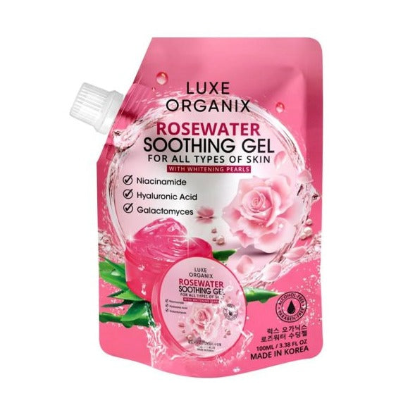 Luxe Organix, Rosewater Soothing Gel 100ml - allaboutskindohaqatar