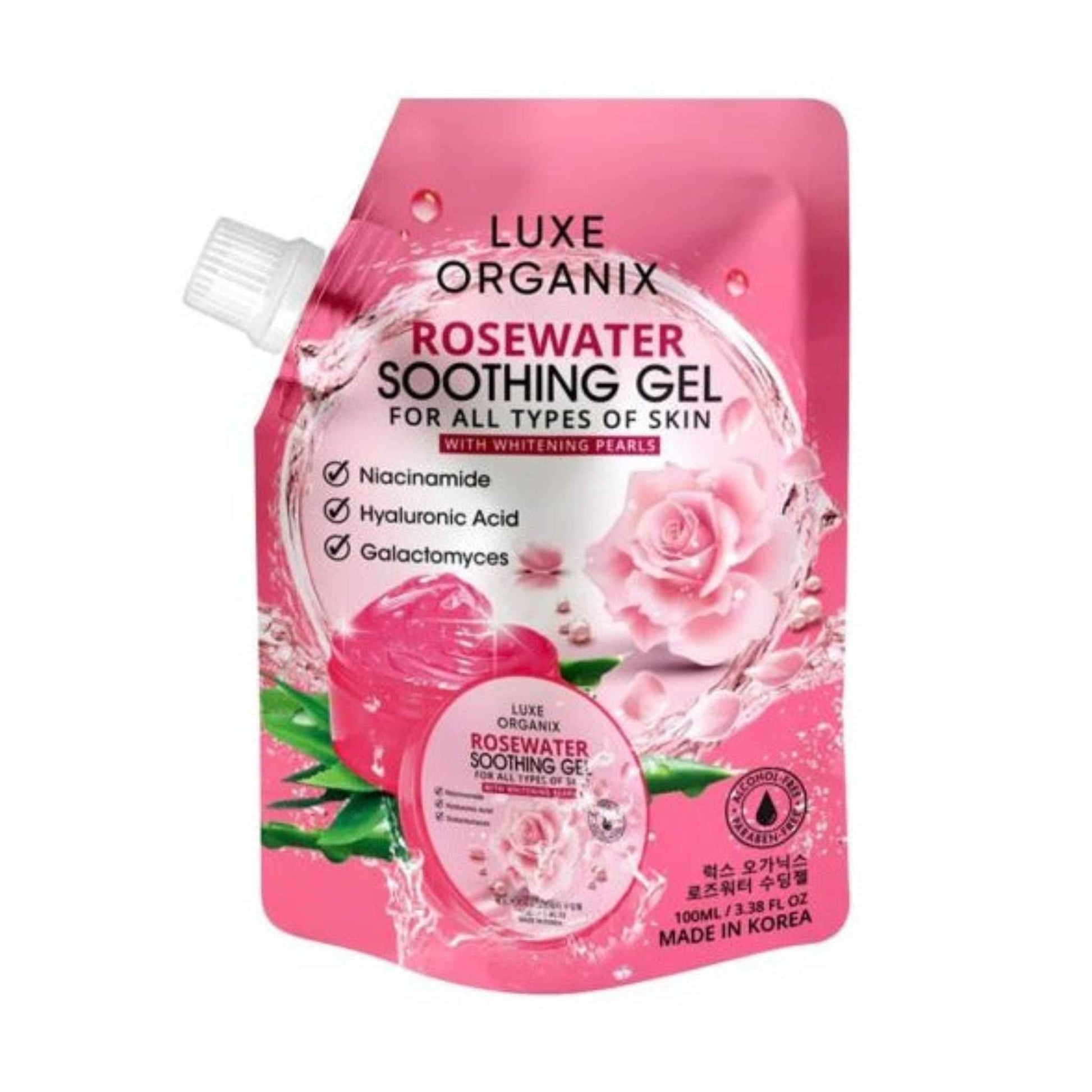 Buy Luxe Organix, Rosewater Soothing Gel 100ml Online in Qatar