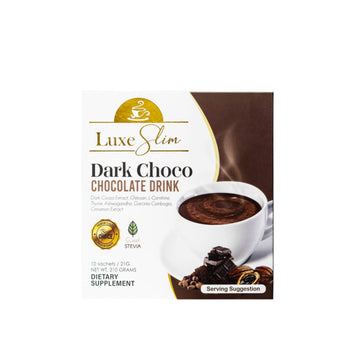 Luxe Slim, Dark Choco Chocolate Drink 10 Sachets