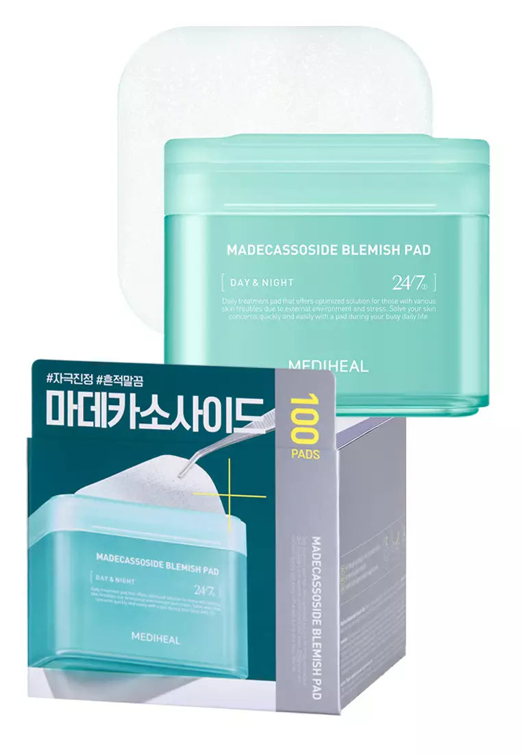 MEDIHEAL_Madecassosside_Blemish_Pad_100pads.allaboutskindoha