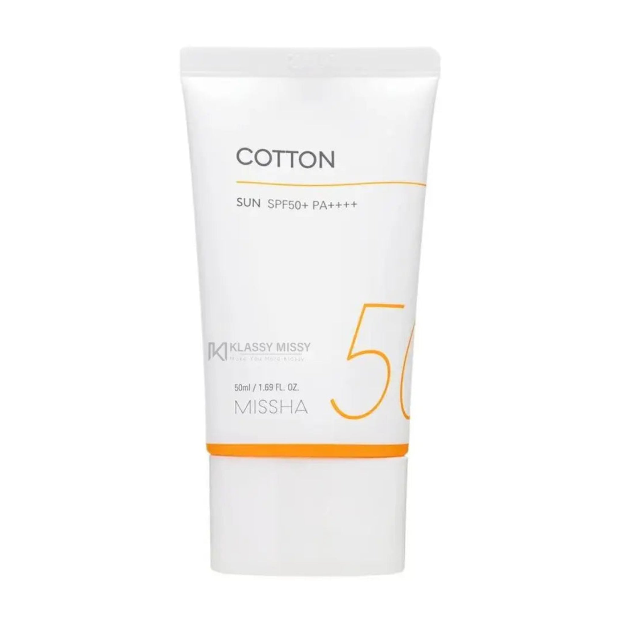 Buy MISSHA, All Around Safe Block Cotton Sun 50ml SPF50+ PA++++ Online in Qatar