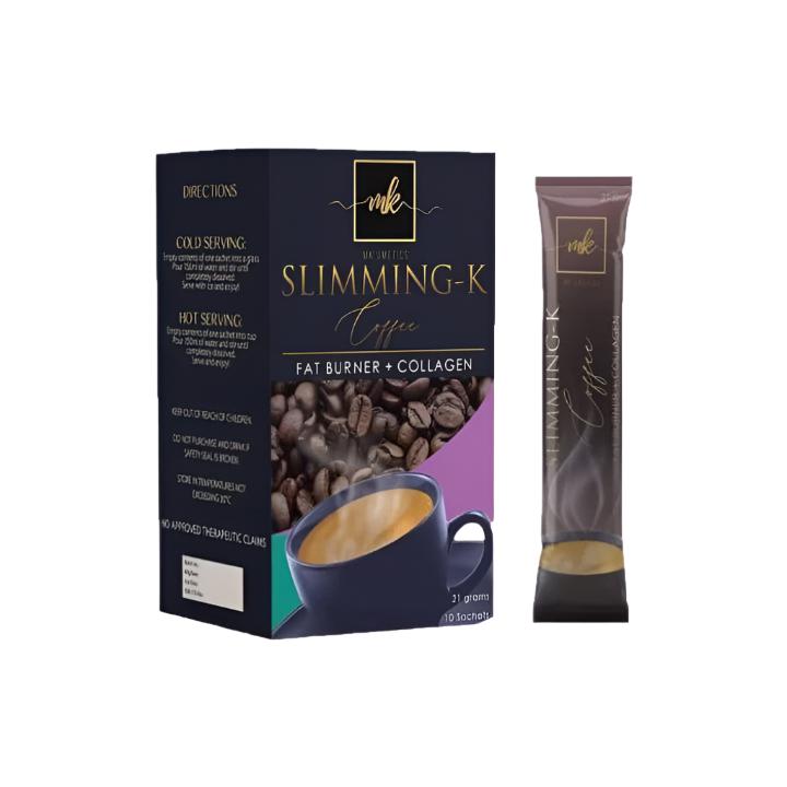 Buy MK'SMETICS, Slimming-K Original Coffee Fat Burner + Collagen 10 sachets Online in Qatar