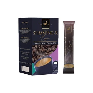 Buy MK'SMETICS, Slimming-K Original Coffee Fat Burner + Collagen 10 sachets Online in Qatar