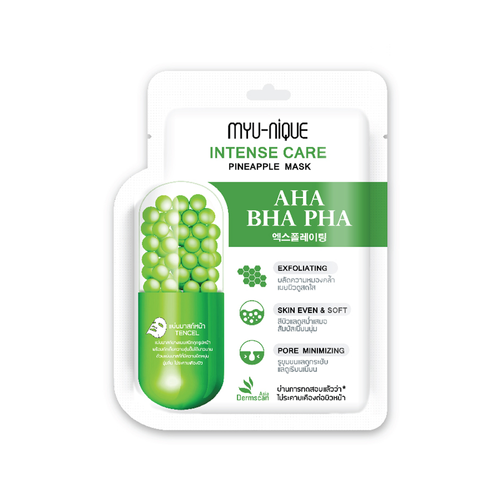 MYU-NIQUE, Intense Care Pineapple Mask (AHA BHA PHA) all about skin doha skincare beauty cosmetics