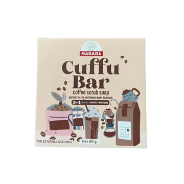 Buy Magara Skin, Cuffu Buff Coffee Scrub Soap 60g Online in Qatar
