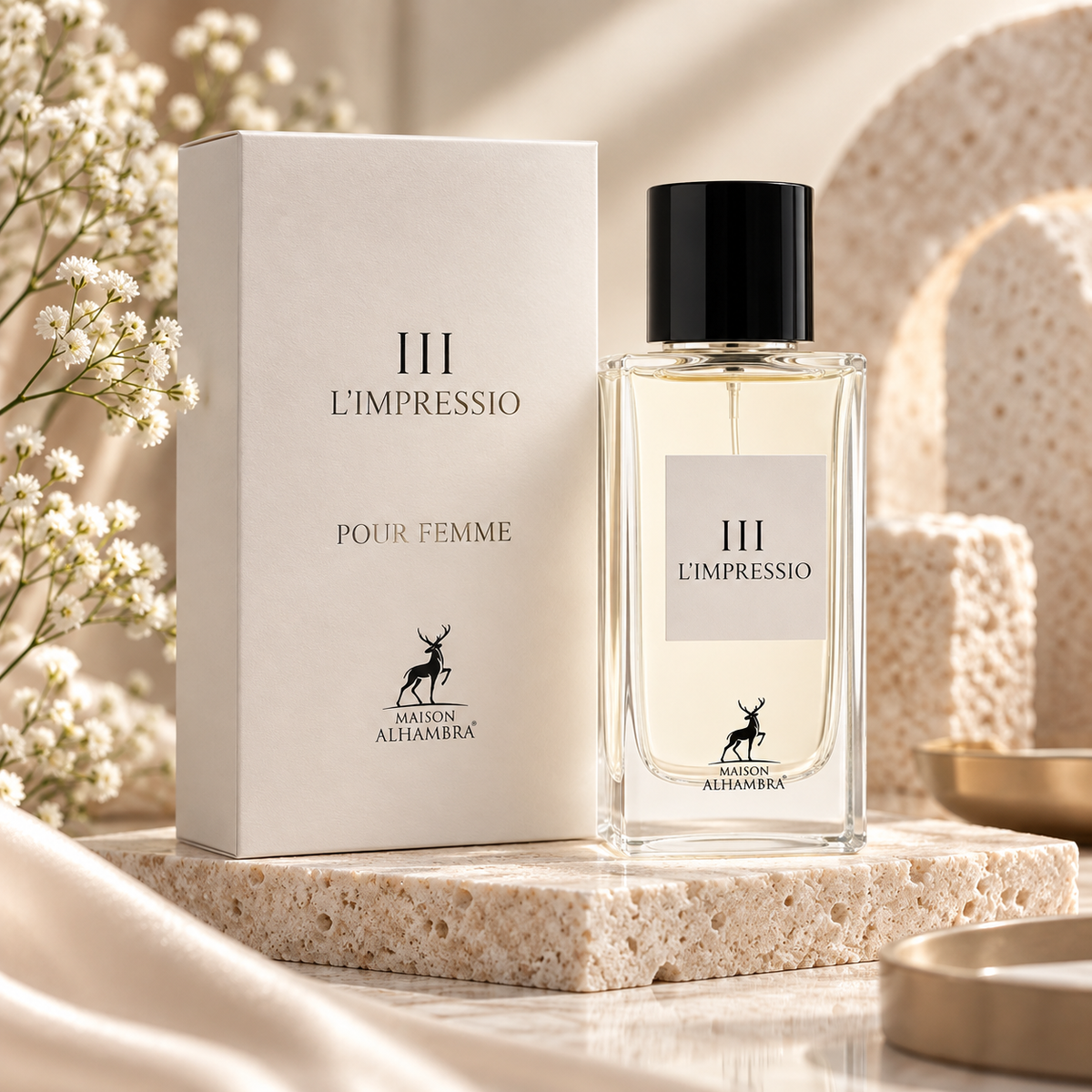 Maison Alhambra L'Impressio Pour Femme EDP 100ml, all about skin doha, Perfume