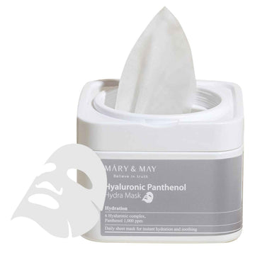 Buy Mary&May, Hyaluronic Panthenol Hydra Mask (30pcs) Online in Qatar