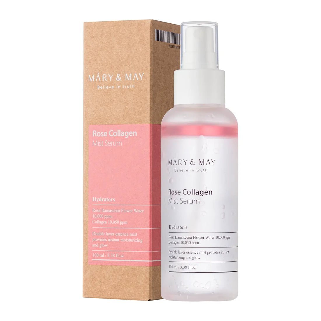 Buy Mary & May, Rose Collagen Mist Serum 100ml Online in Qatar