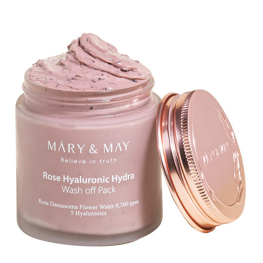 Mary&May, Rose Hyaluronic Hydra Wash off Pack 125g