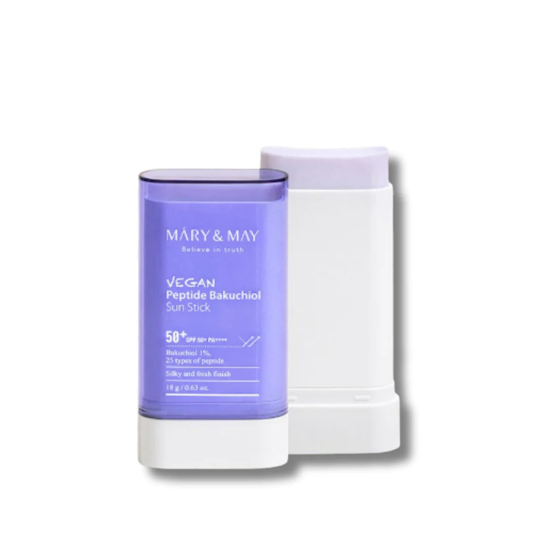 Buy Mary & May, Vegan Peptide Bakuchiol Sun Stick SPF50+ PA++++ 18g Online in Qatar