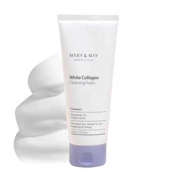 Buy Mary&amp;May, White Collagen Cleansing Foam 150ml in Qatar
