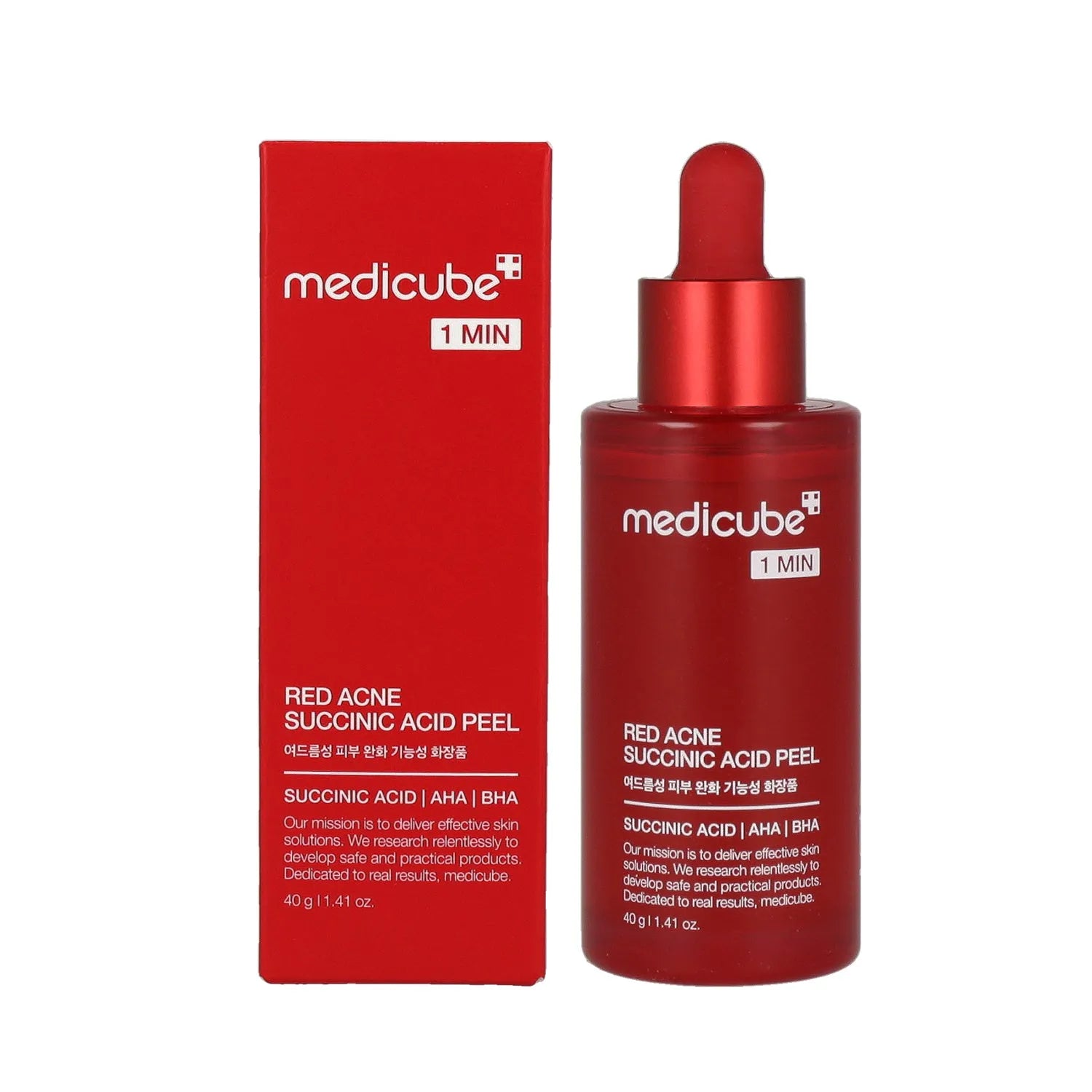 Buy Medicube, 1 MIN Red Acne Succinic Acid Peel 40g Online in Qatar