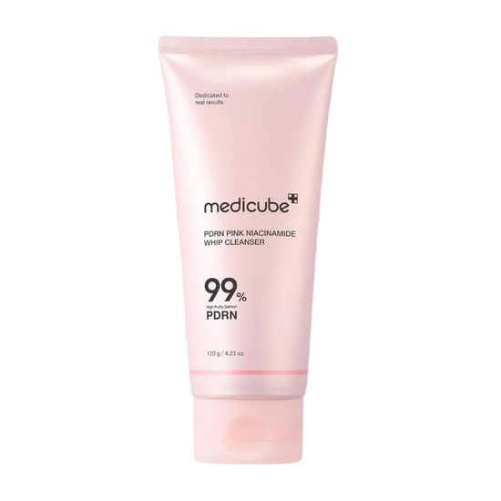 Medicube PDRN Pink Niacinamide Whip Cleanser 120g, all about skin doha, skincare, qatar, beauty, cosmetics, trending, tiktok, snapchat, facebook, instagram, Perfume, reels, hightlights, followers, fyp