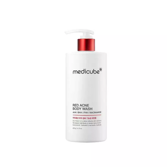 Medicube, Red Body Wash 400ml, 
all about skin doha, skincare, qatar, beauty, cosmetics, trending, tiktok, snapchat, facebook, instagram, Perfume, reels, hightlights, followers, fyp