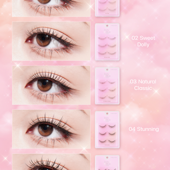 Meilinda, Baby Blink Lashes 3pairs,