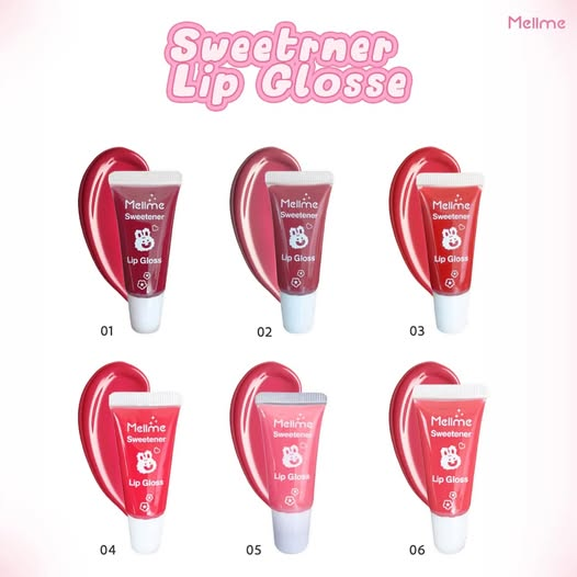 Mellme, Sweetener Lip Gloss 8g, all about skin doha, skincare, qatar, beauty, cosmetics, trending, tiktok, snapchat, facebook, instagram, Perfume, reels, hightlights, followers, fyp