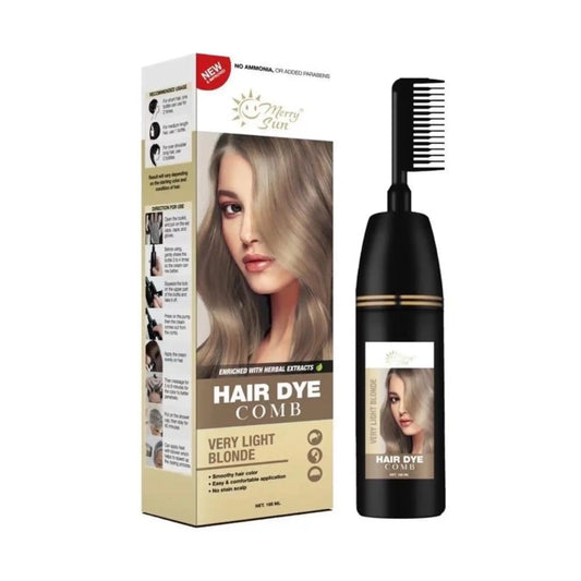 Buy Merry Sun, Hair Dye Comb Very Light Blonde 168ML Online in Qatar