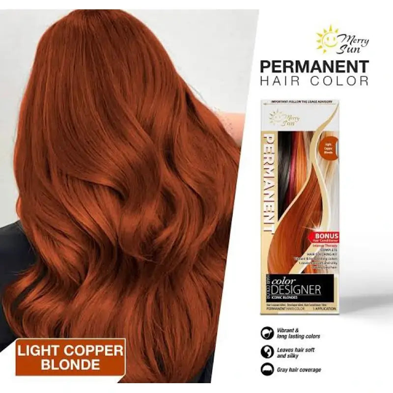 Merry Sun, Permanent Hair Color Designer - LIGHT COPPER BLONDE in Qatar