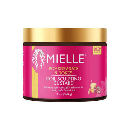 Mielle, Pomegranate & Honey Coil Sculpting Custard 340g, all about skin doha, skincare, qatar, beauty, cosmetics, trending, tiktok, snapchat, facebook, instagram, Perfume, reels, hightlights, followers