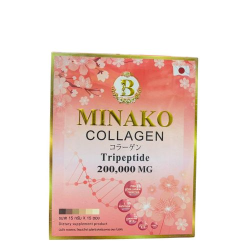 Minako Collagen Tripeptide 200,000mg 15gx15Sachets, all about skin doha, skincare, qatar, beauty, cosmetics, trending, tiktok, snapchat, facebook, instagram, Perfume, reels, hightlights, followers, fyp