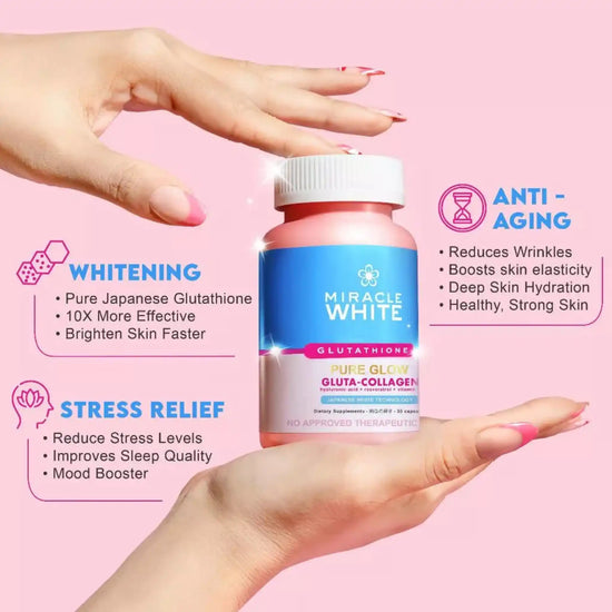 Buy Miracle White Glutathione Pure Glow 30Capsules in Qatar Buy Miracle White Glutathione Pure Glow 30Capsules in Qatar