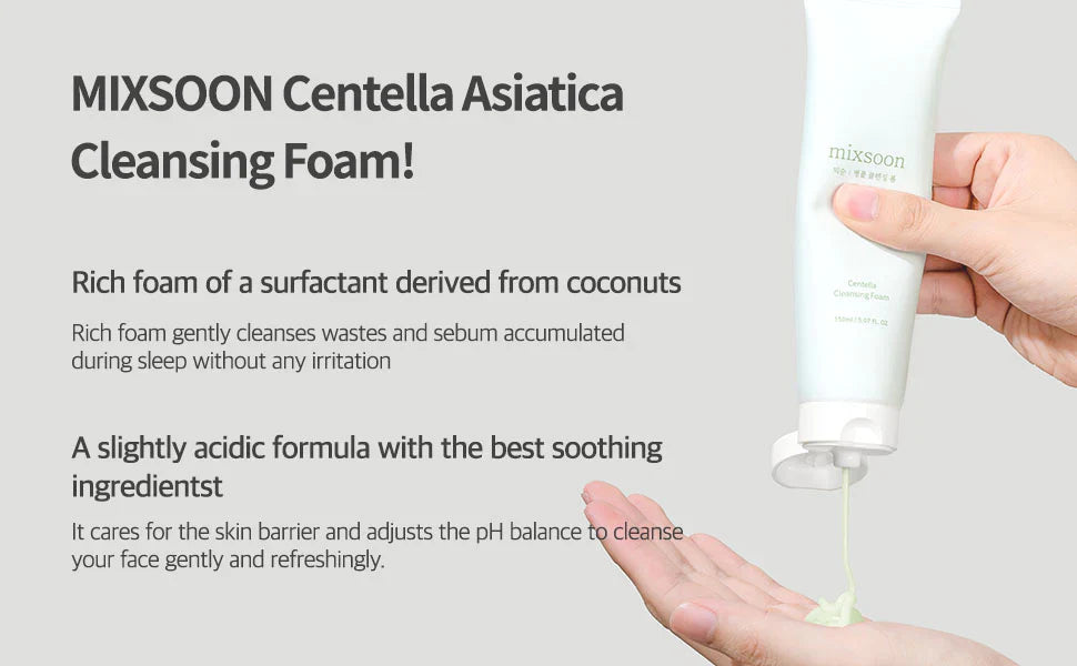 Mixsoon, Centella Cleansing Foam 150mlAllaboutskindoha