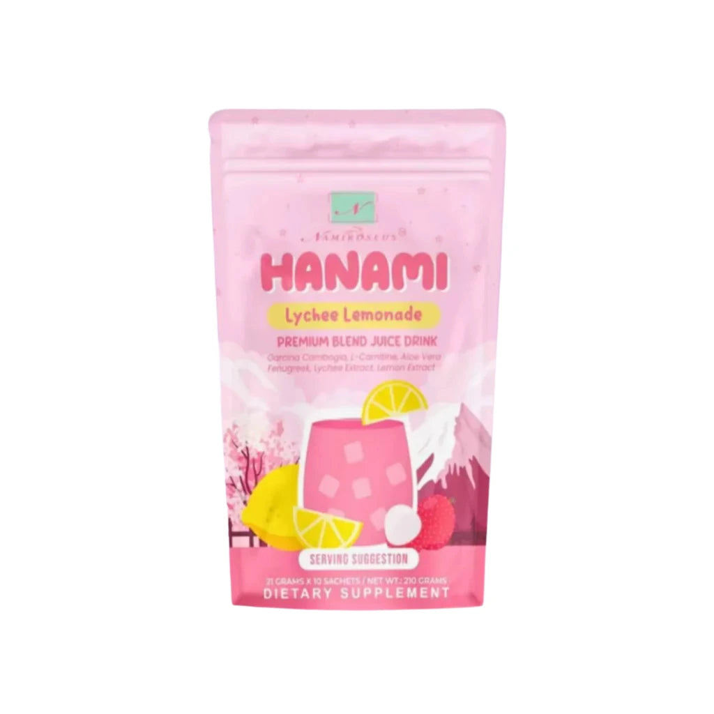 Buy NAMIROSEUS, Hanami Lychee Lemonade Premium Blend Juice Drink 10Sachets Online in Qatar