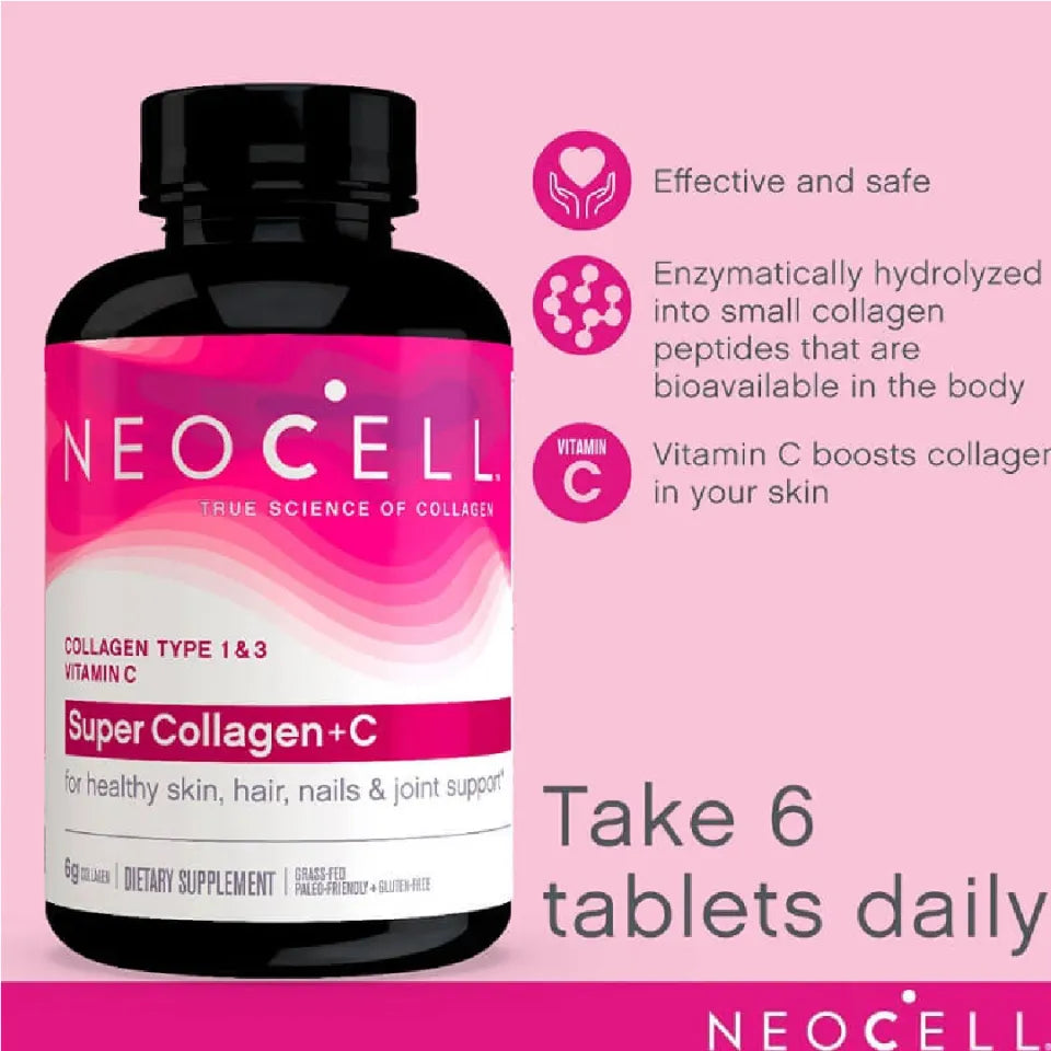 Buy NEOCELL Super Collagen + Vitamin C 120 Tablets Online in Qatar